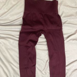 Maroon Aerie Leggings